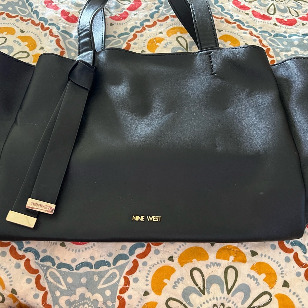 Nine West Black Tote Bag